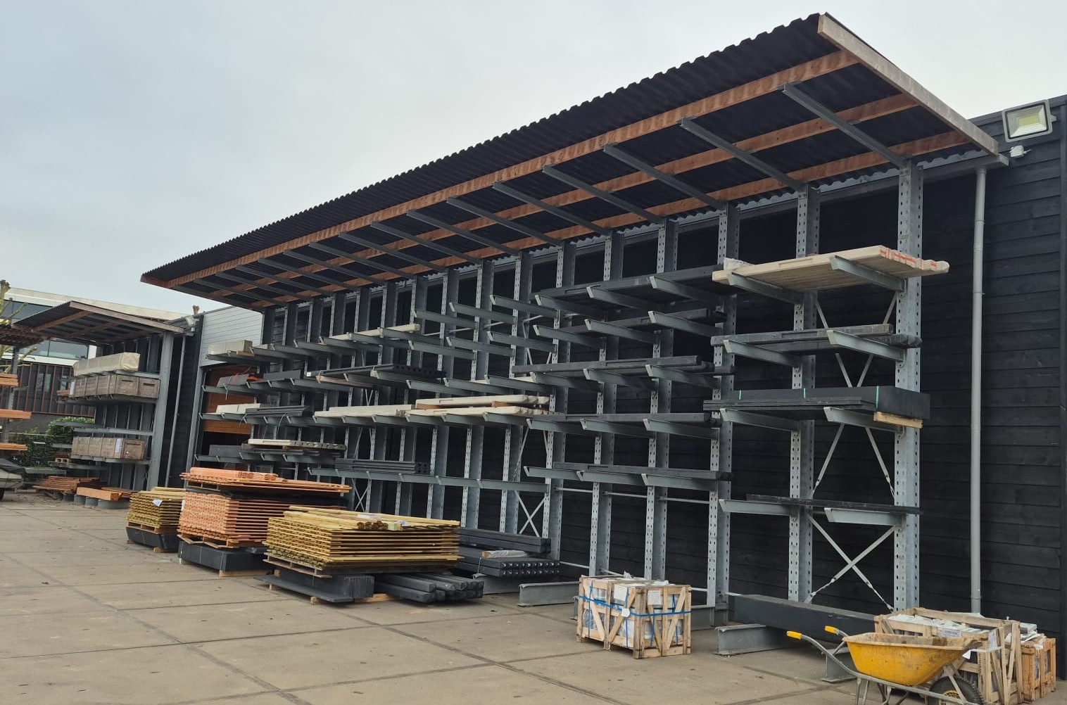 Project ’s-Hertogenbosch; Draagarmstelling voor opslag van betonpalen